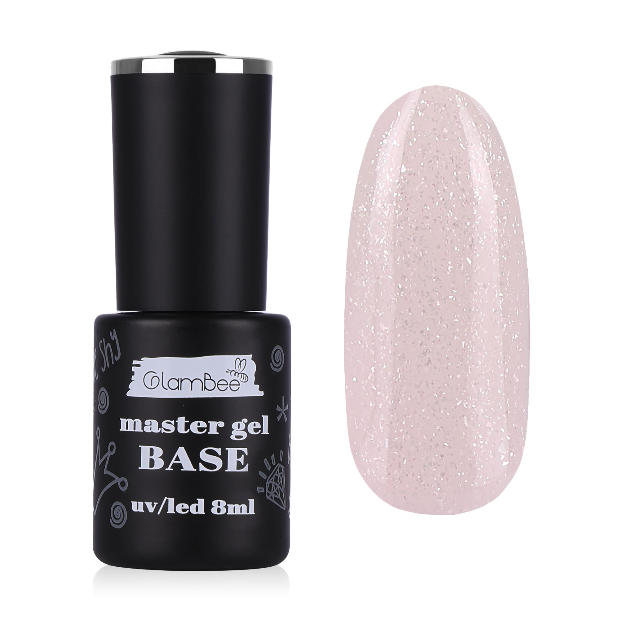 Базове покриття для гель-лаку GlamBee MasterGel Color 11, 8 мл